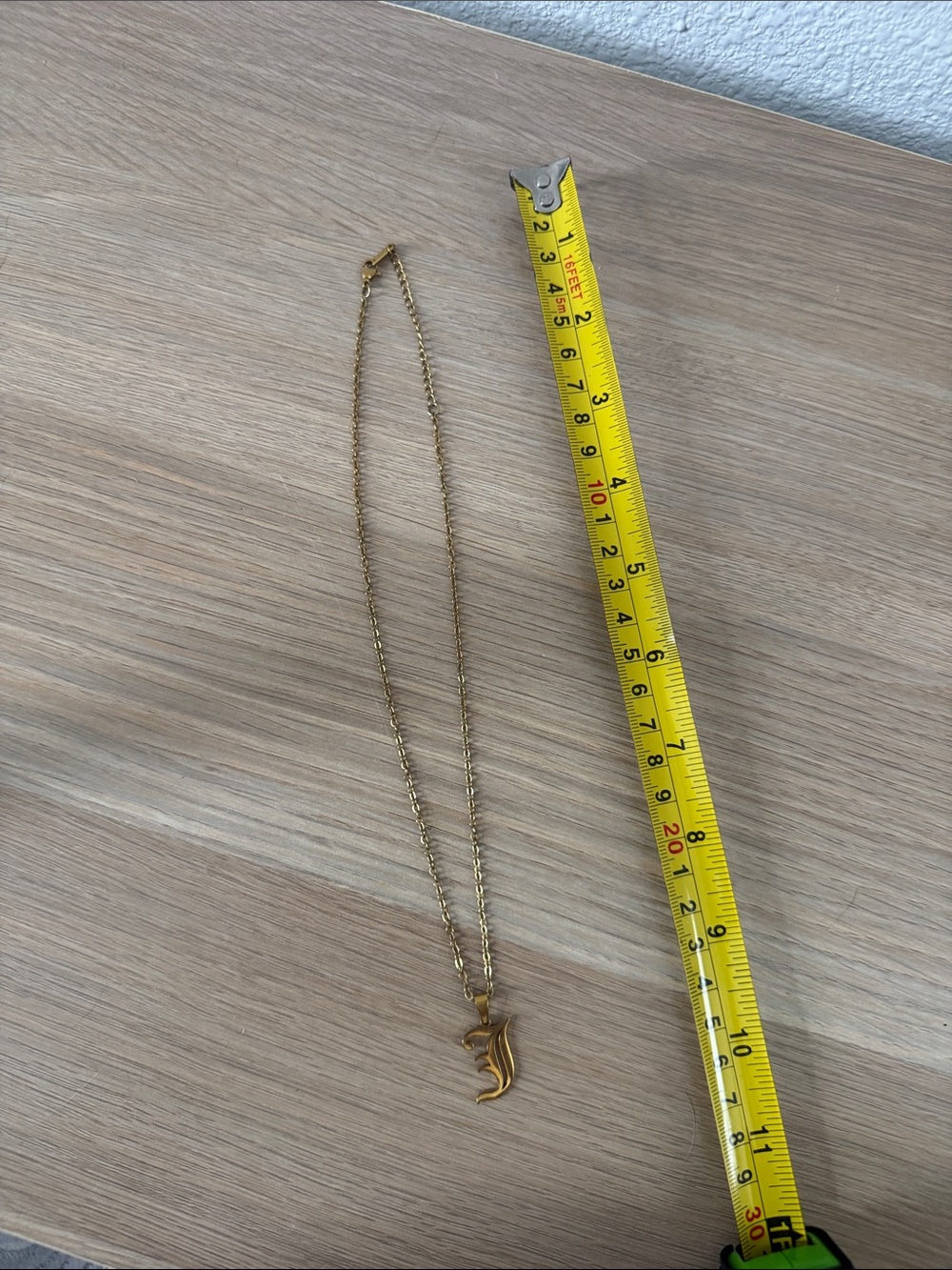 Vibe SZN - Gold Tone “J” Pendant Necklace - Women Jewelry